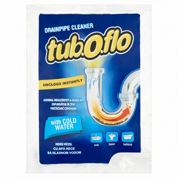 TUB.O.FLO - COLD Lefolyótisztító granulátum 60 g