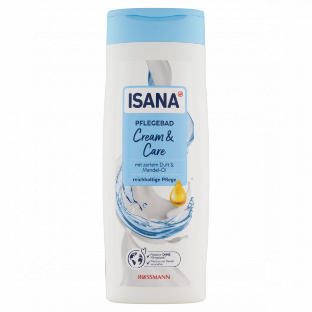 Isana Creme & Care habfürdő 750 ml