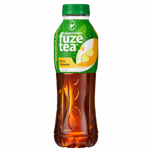 Fuze Tea szénsavmentes körte- és gyömbérízű üdítőital fekete tea kivonattal 500 ml