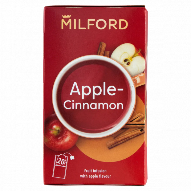 Milford alma-fahéj ízű gyümölcstea 20 filter 50 g