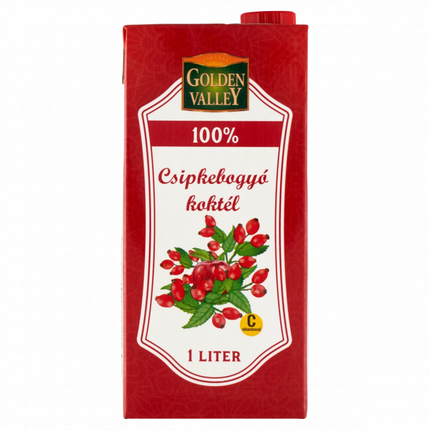 Golden Valley 100% csipkebogyó koktél 1 l Golden Valley 100% csipkebogyó koktél 1 l