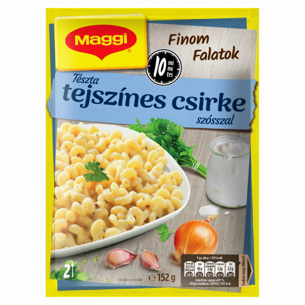 Maggi Finom Falatok PárPerc Tészta tejszínes csirke szósszal 152 g