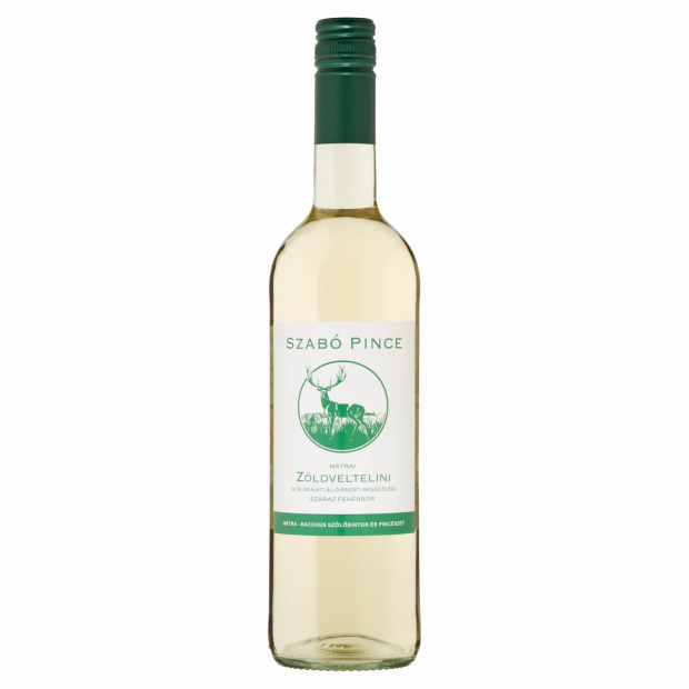 Szabó Pince Mátrai Zöldveltelini száraz fehérbor 11,5% 750 ml Szabó Pince Mátrai Zöldveltelini száraz fehérbor 11,5% 750 ml