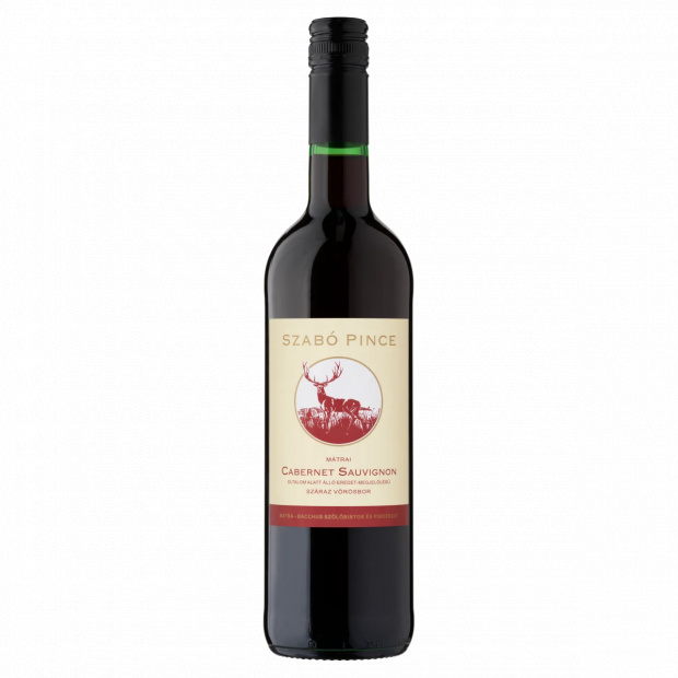 Szabó Pince Mátrai Cabernet Sauvignon száraz vörösbor 12% 750 ml