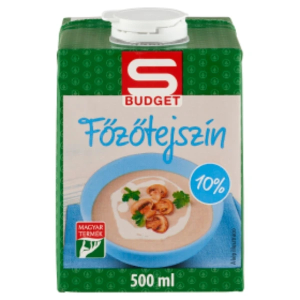 S-BUDGET UHT FŐZŐTEJSZÍN 0,5L