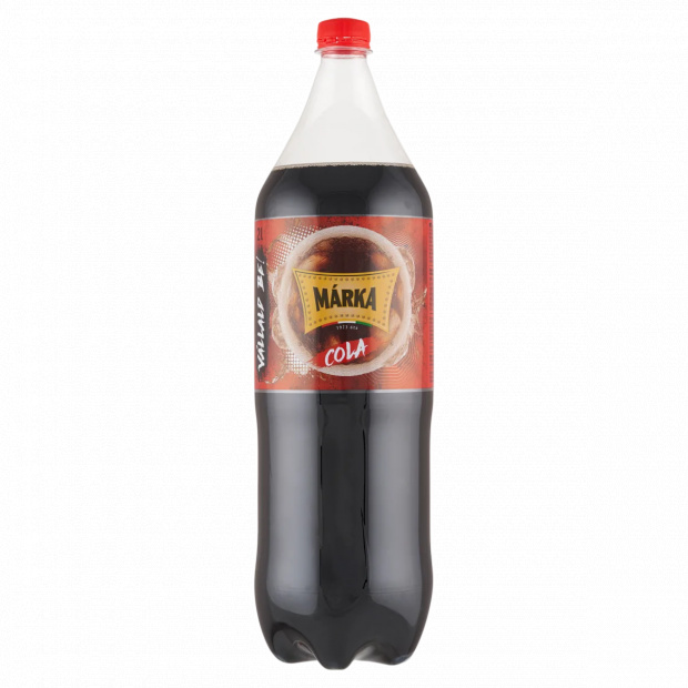 Márka colaízű szénsavas üdítőital cukorral és édesítőszerekkel 2 l