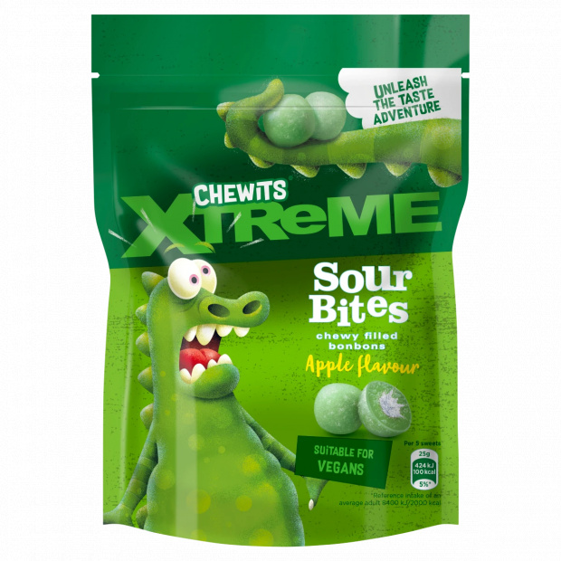 Chewits Xtreme Sour olvadó rágó 115 g