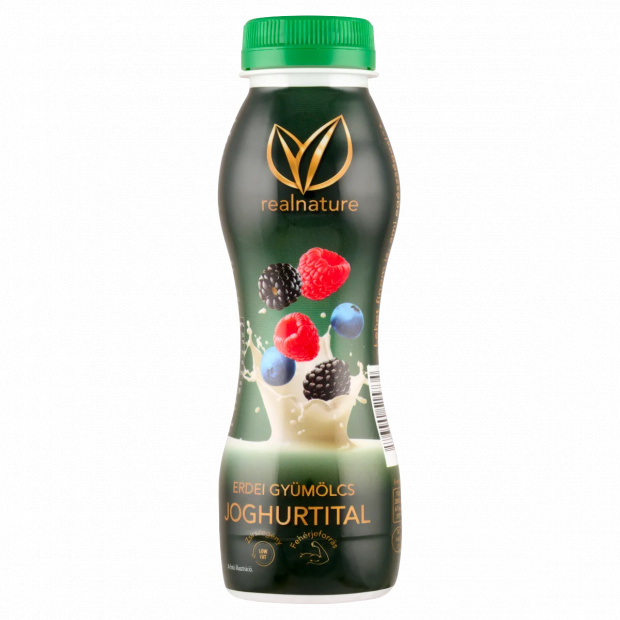 Real Nature erdei gyümölcs ízű zsírszegény joghurtital 250 g
