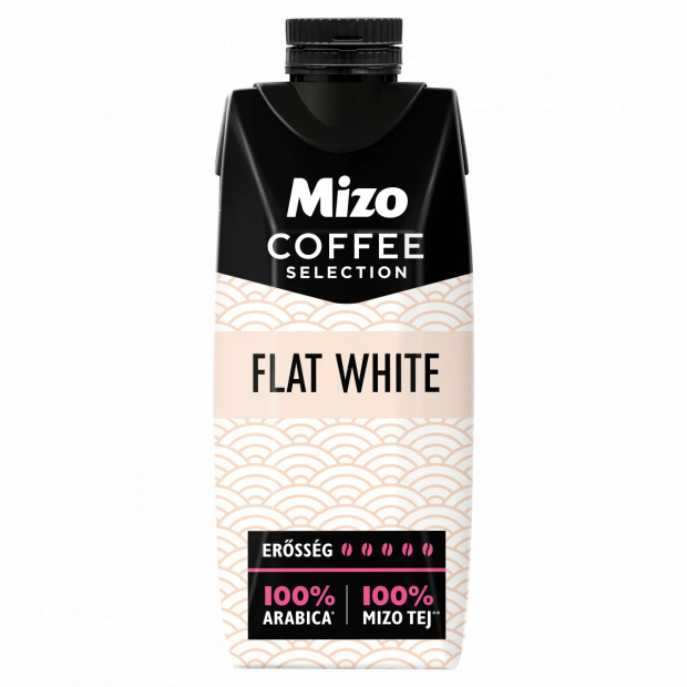 Mizo Coffee Selection Flat White UHT zsírszegény kávés tej 250 ml