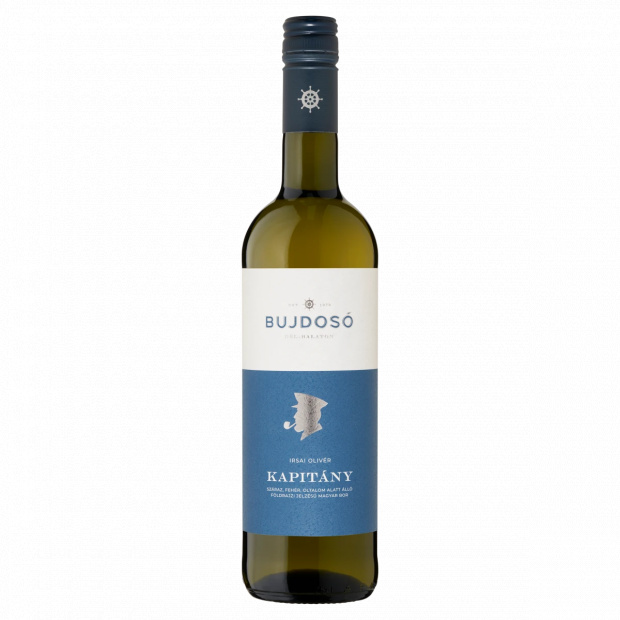 Bujdosó Kapitány Balatoni Irsai Olivér száraz fehér bor 11% 750 ml