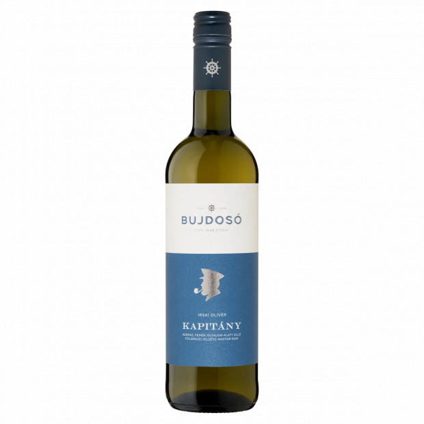 Bujdosó Kapitány Balatoni Irsai Olivér száraz fehér bor 11% 750 ml