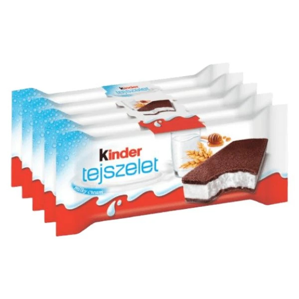 Kinder Tejszelet tejes krémmel töltött sütemény 5 x 28 g (140 g)