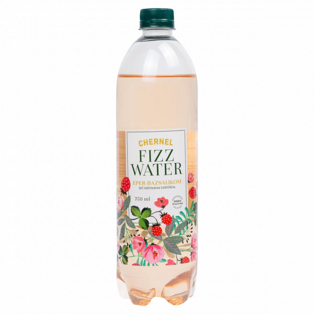 Chernel Fizz Water eper-bazsalikom ízű szénsavas üdítőital 750 ml