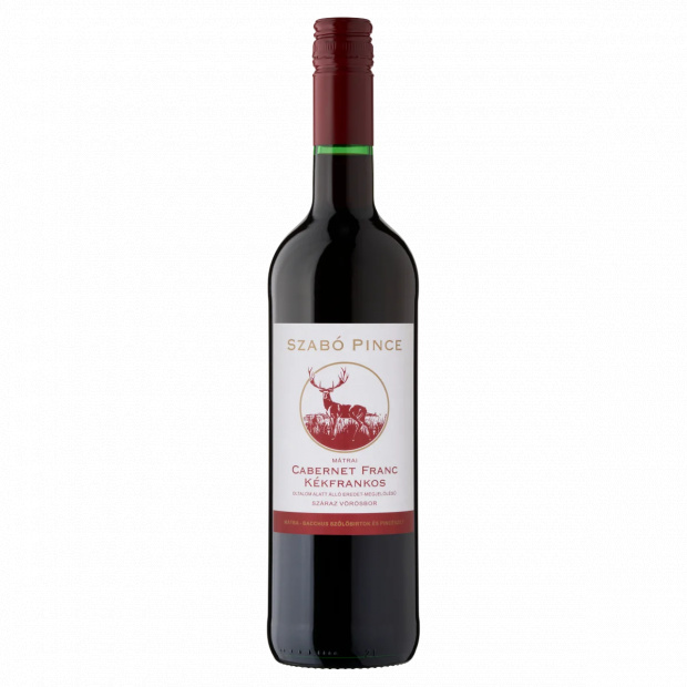 Szabó Pince Mátrai Cabernet Franc Kékfrankos száraz vörösbor 12% 750 ml