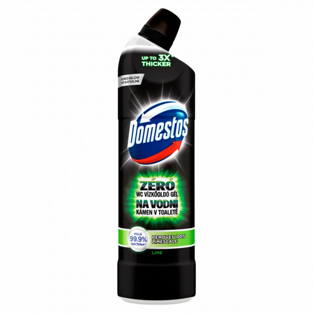 Domestos Zéró Lime WC vízkőoldó gél 750 ml Domestos Zéró Lime WC vízkőoldó gél 750 ml