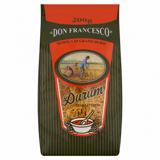 Don Francesco Vermicelloni durum száraztészta 200 g Don Francesco Vermicelloni durum száraztészta 200 g