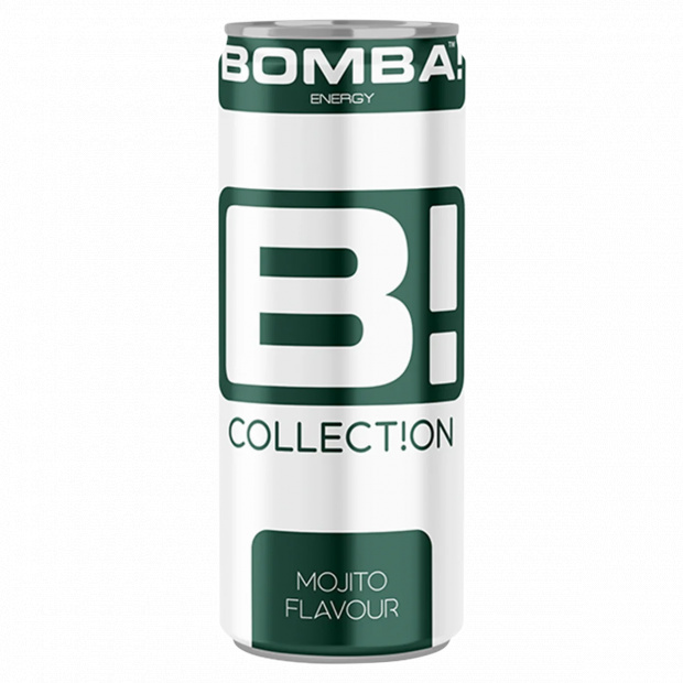 BOMBA! Collection hőkezelt, koffeintartalmú, szénsavas ital cukorral és édesítőszerekkel 250 ml