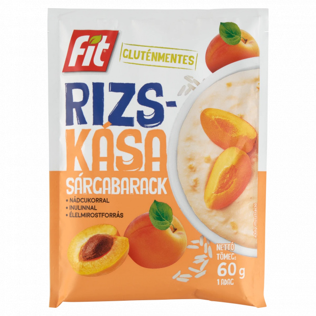 Fit gluténmentes sárgabarackos rizskása 60 g