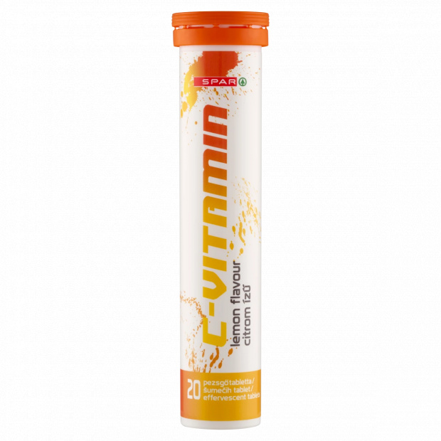 SPAR C-vitamin citrom ízű pezsgőtabletta 80 g