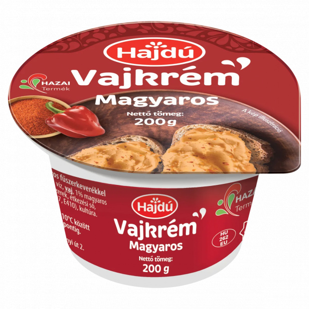 Hajdú magyaros vajkrém 200 g