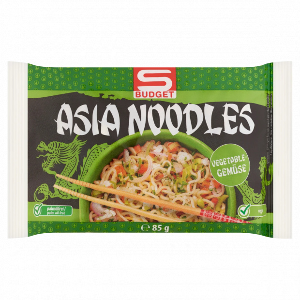 S-Budget Asia Noodles instant tészta ízesítő keverékkel 85 g