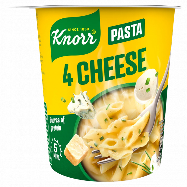 Knorr tészta négysajtos szósszal 66 g Knorr tészta négysajtos szósszal 66 g
