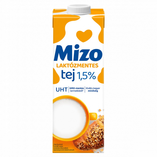 Mizo UHT zsírszegény, laktózmentes tej 1,5% 1 l