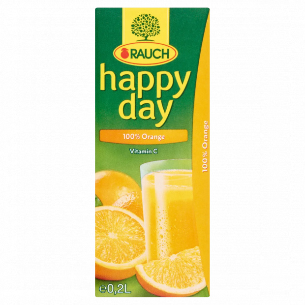 Rauch Happy Day 100% narancslé 0,2 l Rauch Happy Day 100% narancslé 0,2 l