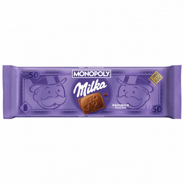 Milka alpesi tej felhasználásával készült tejcsokoládé 250 g