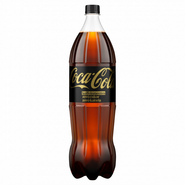Coca-Cola Zero koffeinmentes colaízű energiamentes szénsavas üdítőital édesítőszerekkel 1,75 l