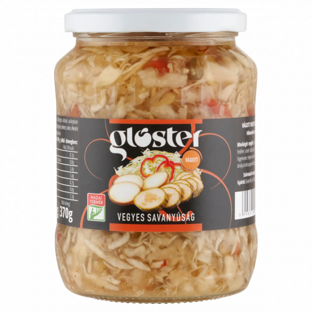 Gloster vágott vegyes savanyúság 680 g