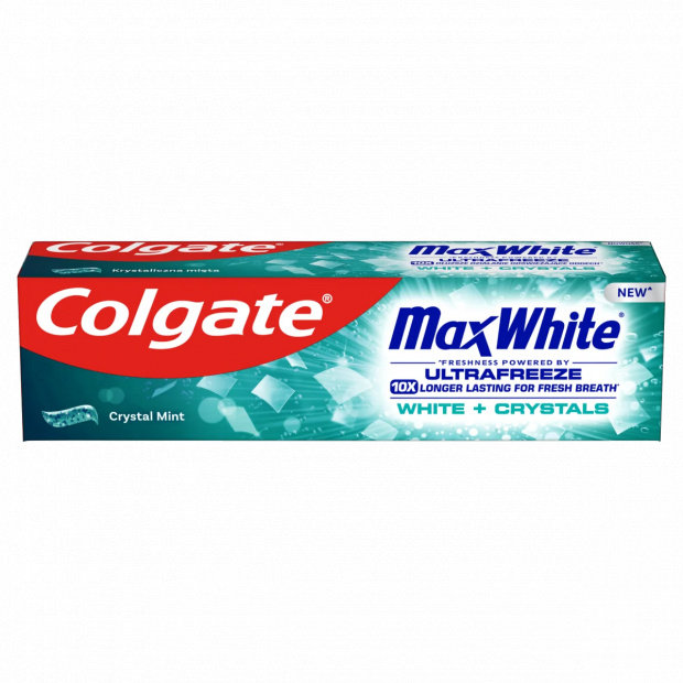 Colgate Max White White + Crystals fogkrém 75ml