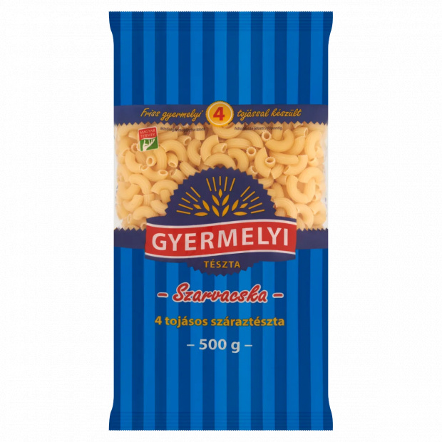 Gyermelyi szarvacska 4 tojásos száraztészta 500 g