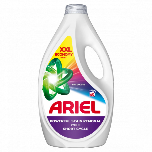 Ariel Folyékony Mosószer Színes Ruhákhoz, 2.7 l, 60 Mosáshoz