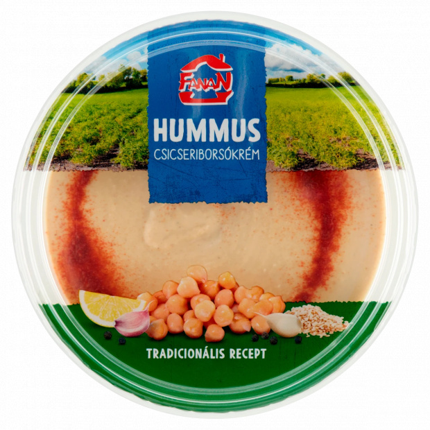 Fanan hummus natúr csicseriborsókrém 250 g Fanan hummus natúr csicseriborsókrém 250 g