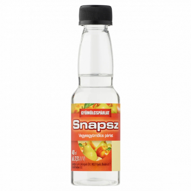 Snapsz vegyesgyümölcs párlat 37,5% 40 ml