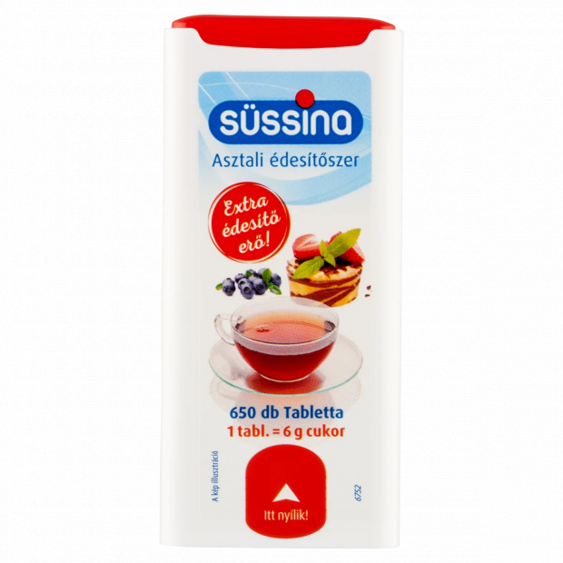 Süssina asztali édesítőszer 650 db 39 g