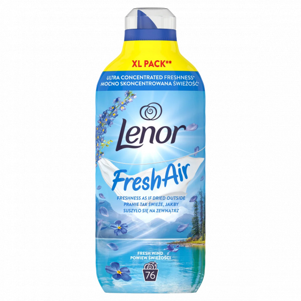 Lenor Fresh Air Öblítő 76 Mosáshoz, Fresh Wind