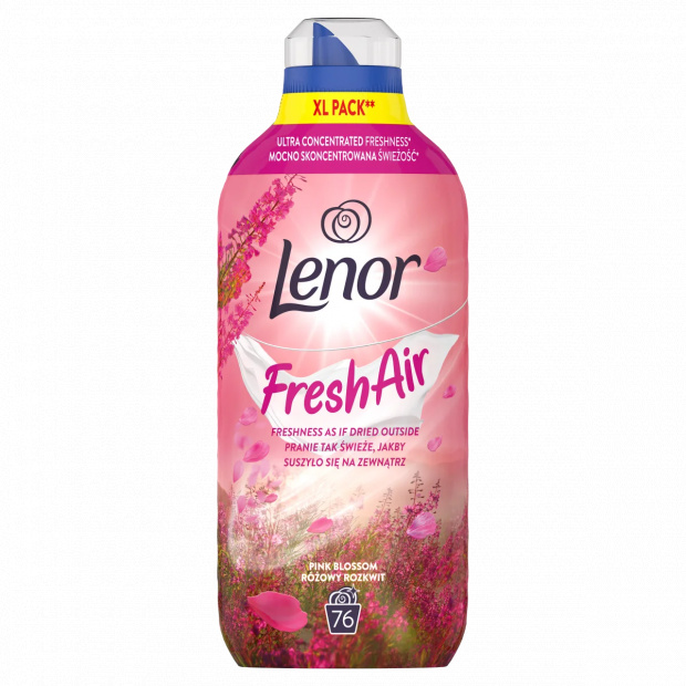 Lenor Fresh Air Öblítő 76 Mosáshoz, Pink Blossom