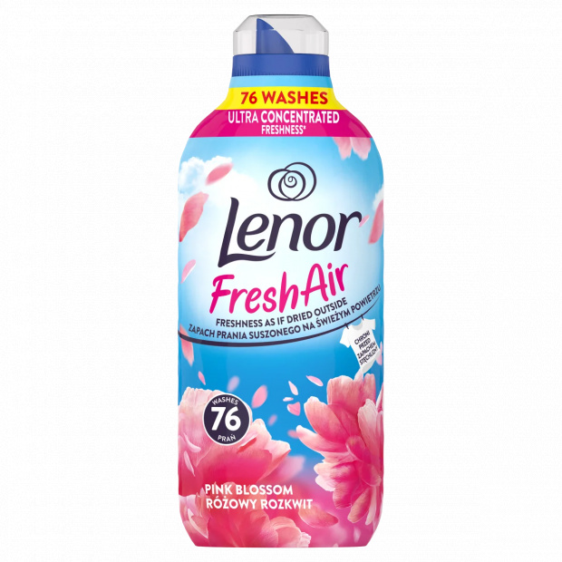 Lenor Fresh Air Öblítő 76 Mosáshoz, Pink Blossom Lenor Fresh Air Öblítő 76 Mosáshoz, Pink Blossom