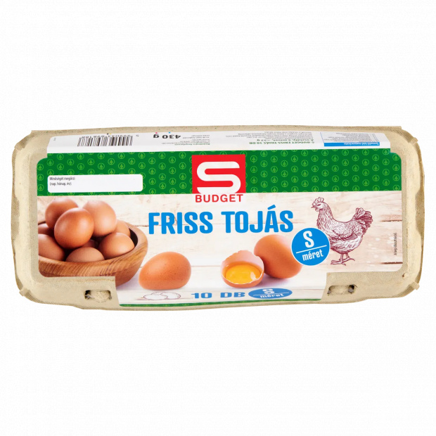 S-Budget friss tojás S 10 db