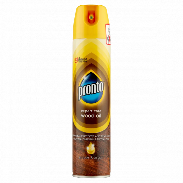 Pronto Expert Care Wood Oil bútorápoló aeroszol 250 ml