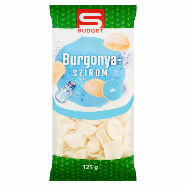 S-Budget sós burgonyaszirom 125 g S-Budget sós burgonyaszirom 125 g