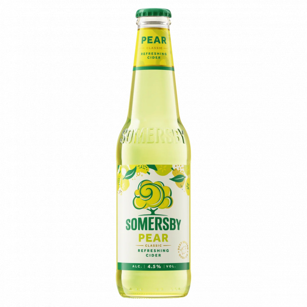 Somersby körte cider körtelé alapú szénsavas alkoholos ital 4,5% 330 ml