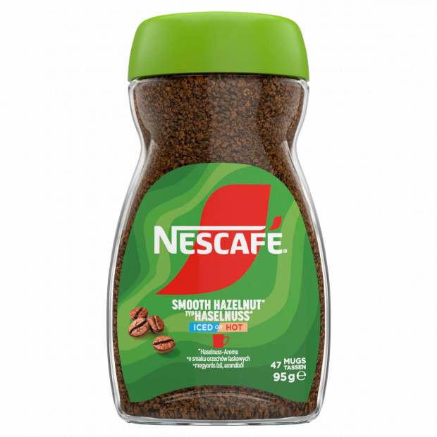 NESCAFÉ mogyorós ízű azonnal oldódó kávé 95 g