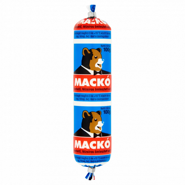 Mackó natúr kenhető, félzsíros ömlesztett sajt 100 g