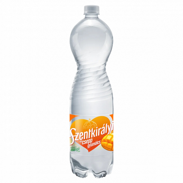Szentkirályi Egy csepp gyümölcs mangó ízű szén-dioxiddal enyhén dúsított ital 1500 ml