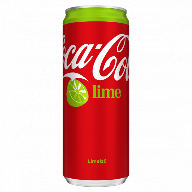 Coca-Cola Lime cola- és limeízű szénsavas üdítőital 330 ml