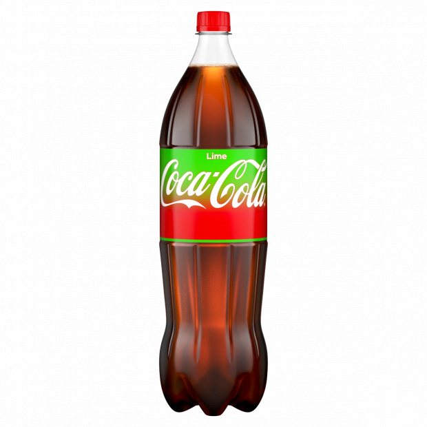 Coca-Cola Lime cola- és limeízű szénsavas üdítőital 1,75 l