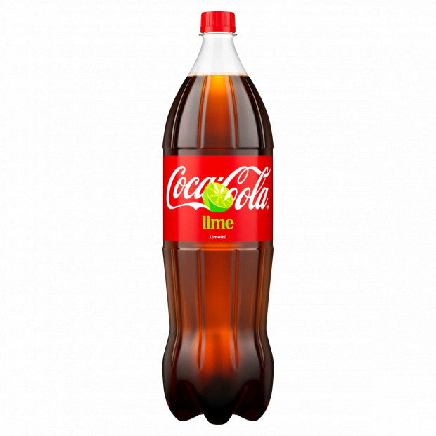 Coca-Cola Lime cola- és limeízű szénsavas üdítőital 1,75 l